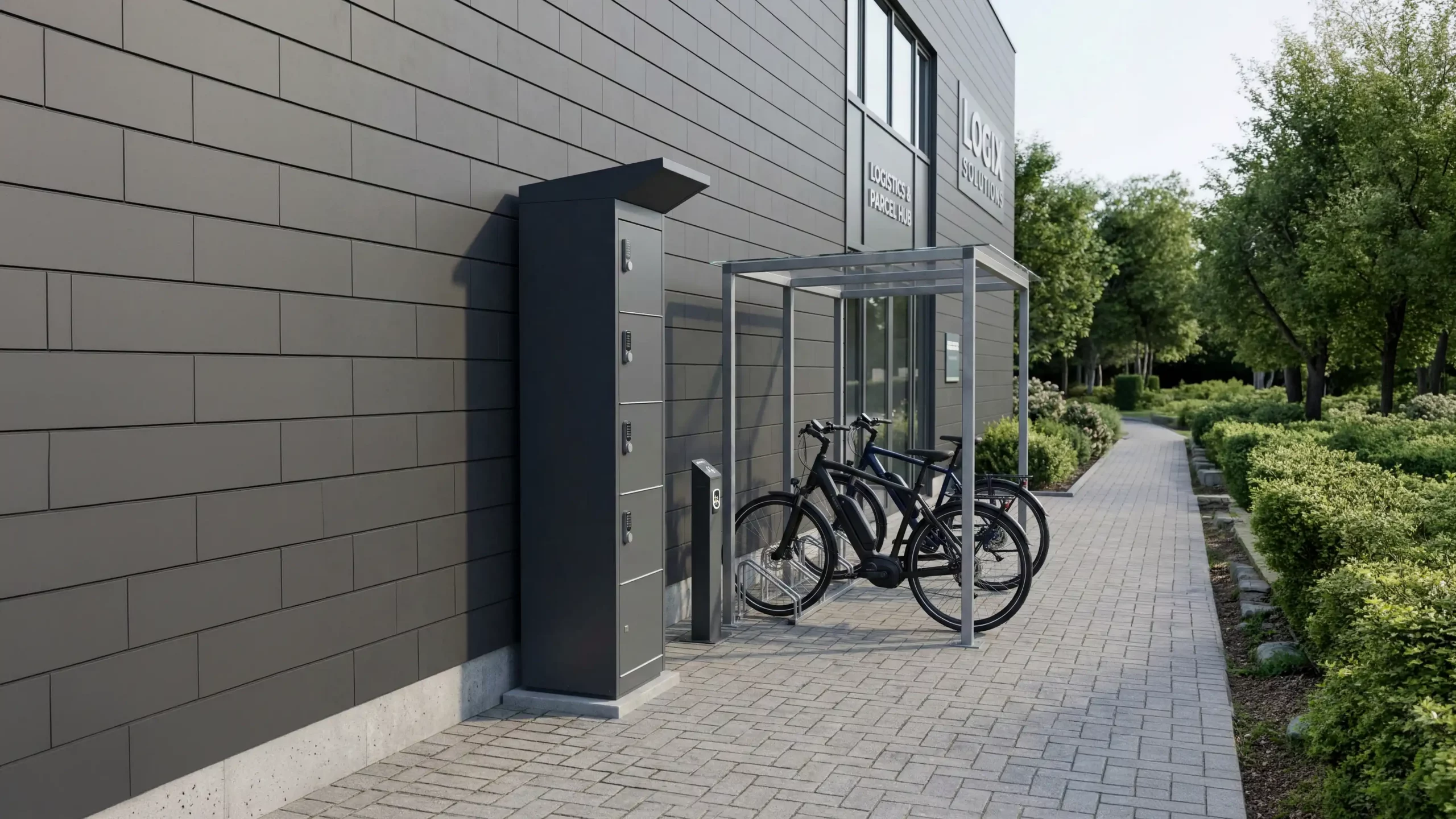 LOXXER outdoor lithium ion battery locker