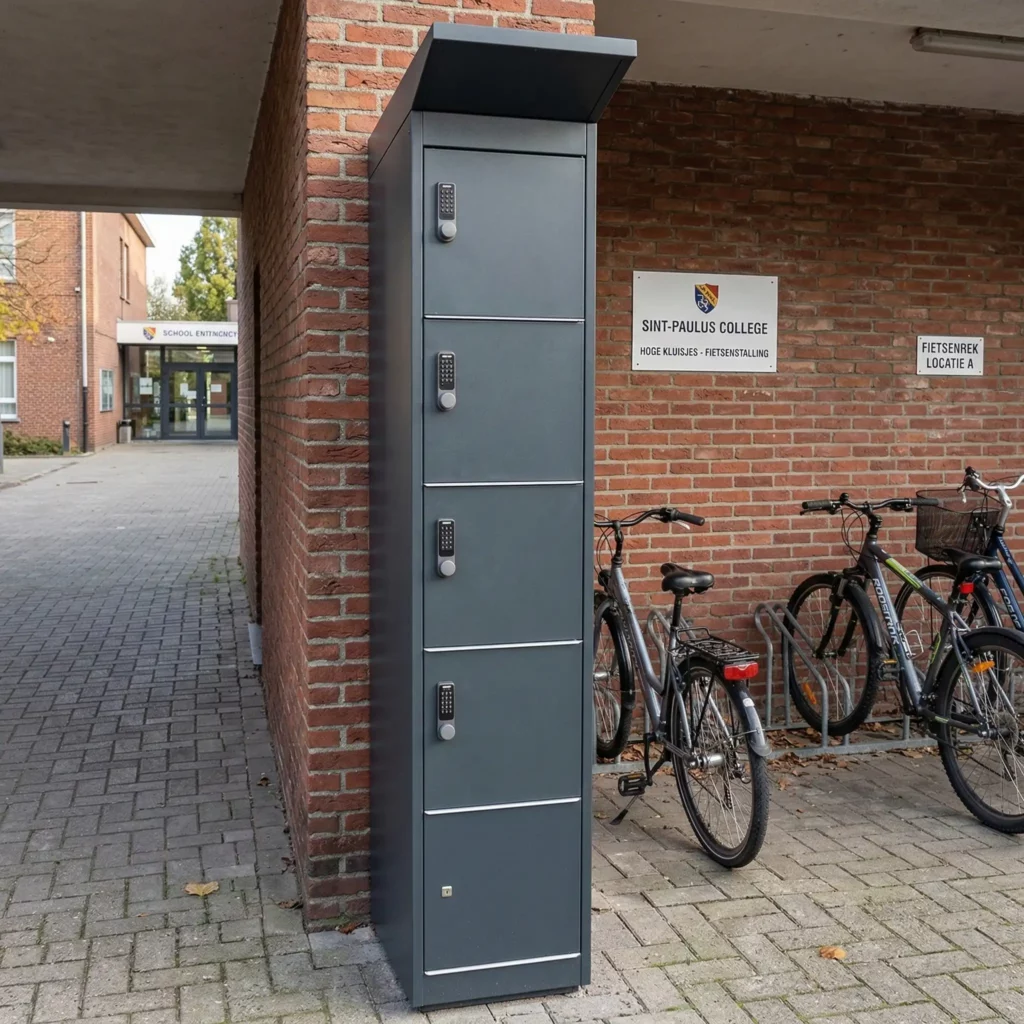 LOXXER outdoor lithium ion battery locker school